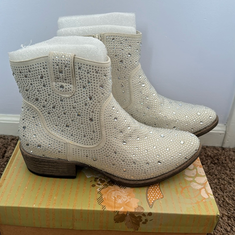 Rhinestone Boots